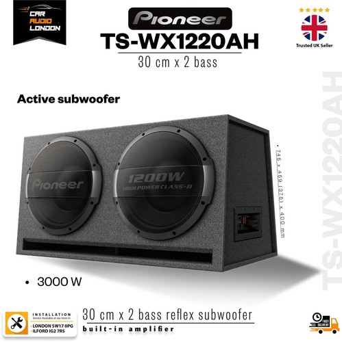 Pioneer wx1220ah 3000w - ts-wx1220ah, 12"
