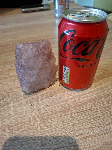 Natural purple fluorite - natural,