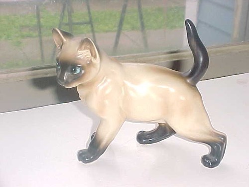 Vintage lefton siamese cat - vintage,