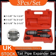 3PCS Tail Pipe Expander Muffler Exhaust Tail pipe Tube 1-1/8" to 3-1/2" Tool Set