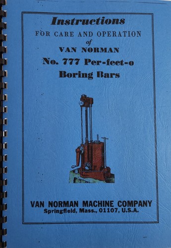 Van norman 777 - norman, boring