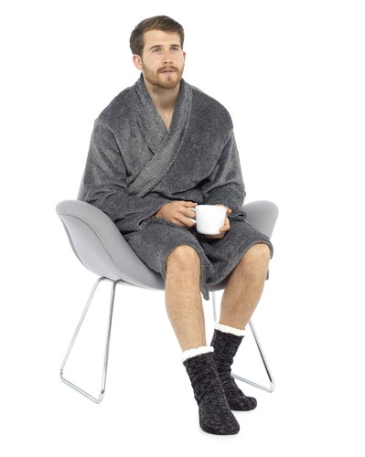Mens chunky slipper socks non - mens,