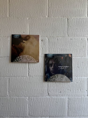 Upcycled vinyl shelf - upcycled,