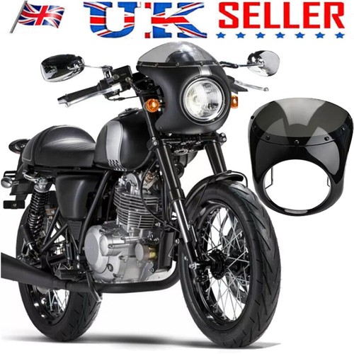 Black universal motorcycle - 7",