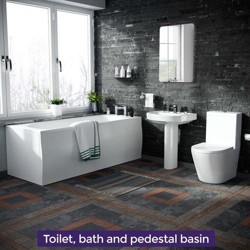 Pedestal basin close coupled - close,