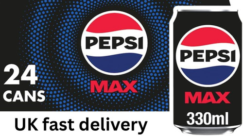 Pepsi max sugar cola - no, cans