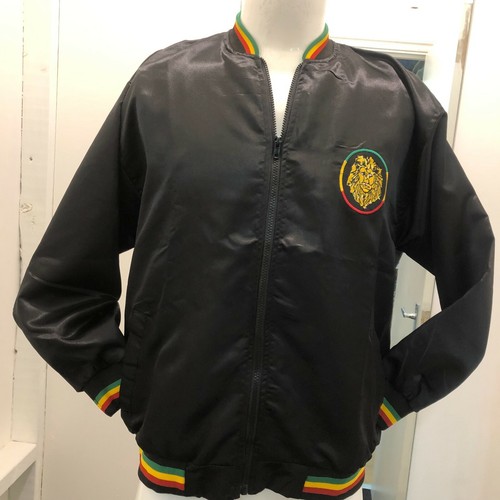 Black satin type jacket - type,