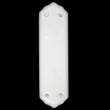 Porcelain Ceramic Door Finger Push Plates 11" x 3"