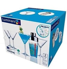 Luminarc Martini 5pc Cokctail