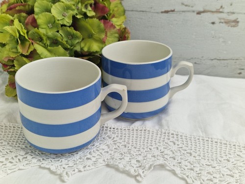 Pair vintage blue - pair, &