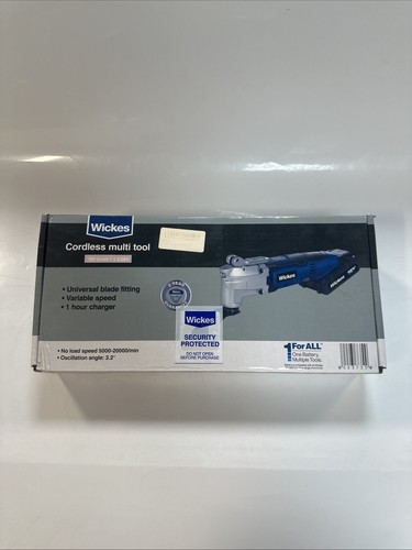 Wickes 18v cordless multi tool - cordless,