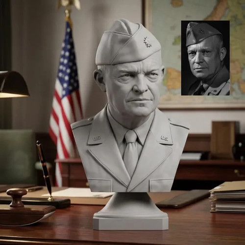 Dwight eisenhower cap - eisenhower, bust