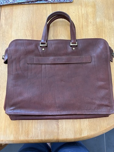 Vintage brown italian leather - brown,