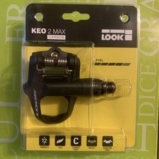 Look KEO 2 Max CARBON Clipless Road Bike Pedals + Cleats - Black