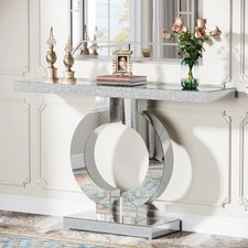 43-Inch Mirrored Console Table