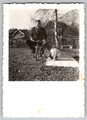 Vtg snapshot man in suit - snapshot,