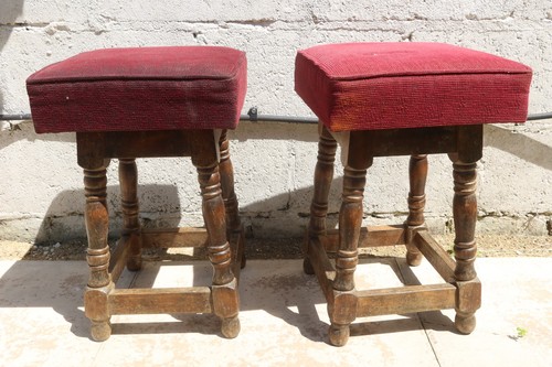 Vintage pair turned wooden - vintage,
