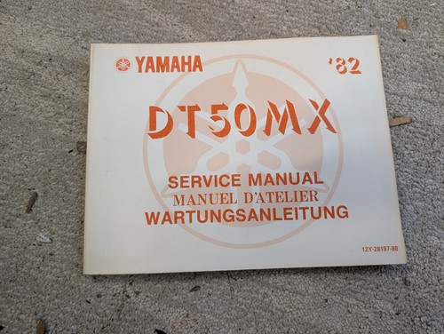 Yamaha dt50 1982 oem owners - dt50,