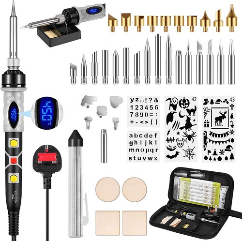 Pyrography pen kit 43pcs - pyrography,