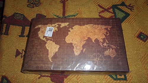 Feather pen set - feather, world