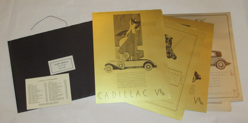1930s cadillac car poster - 1930s,