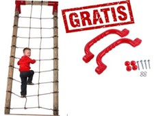 Climbing net 1.5 x 2.7m + FREE HANDLE SET