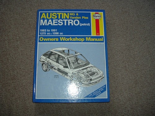 Haynes manual austin - austin, maestro
