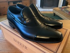 Barker Grey Short Calf/Patent