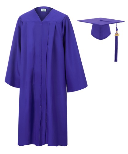 Adult matte graduation gown - adult,