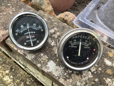 Vintage 2 inch 30 amp ammeters