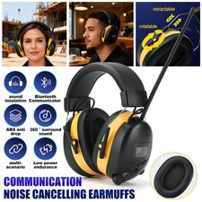 Bluetooth Ear Defenders Ear Muffs Hear Ear Protect Noise Reduction Headphones