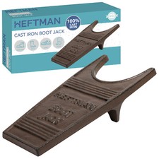 HEFTMAN Boot Jack Cast Iron Welly Boot Remover Puller Wellies Shoe Scraper Mud
