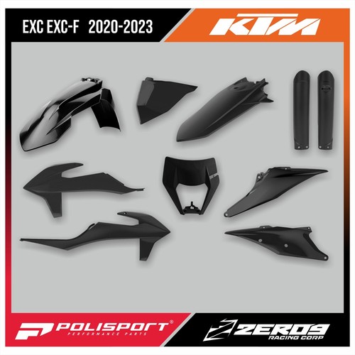 Ktm plastics kit exc - exc-f, /