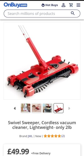 Jml swivel sweeper cordless - swivel,