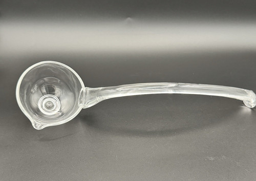 Vintage blown clear glass - vintage,