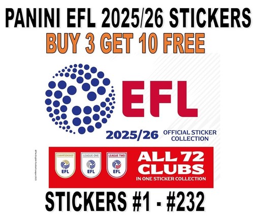 Panini efl 2025 26 - 2025/26, 25/26