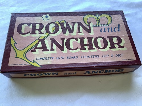 Vintage crown and anchor board - and,