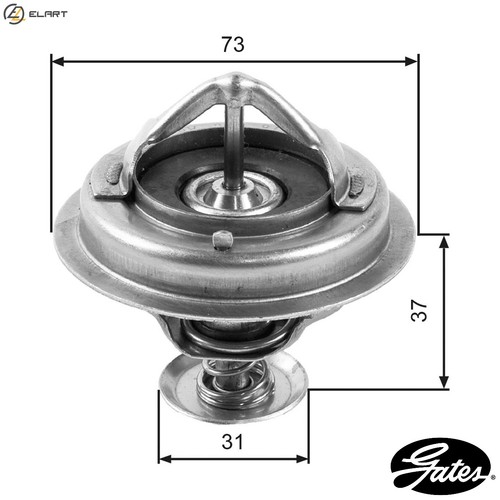 Thermostat coolant th24582g1 - coolant,