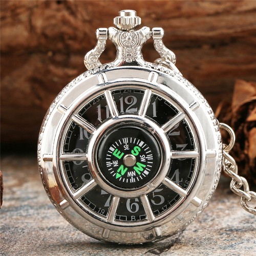 Silver black half hunter - half,