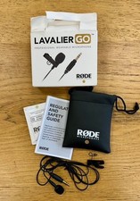 Rode Lavalier Go, boxed ex-display B-stock, clip & pouch, extendable Warranty