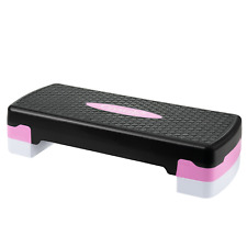 AEROBIC STEPPER CARDIO FITNESS STEP BOARD 2 TIER HOME GYM EXERCISE TRAINING