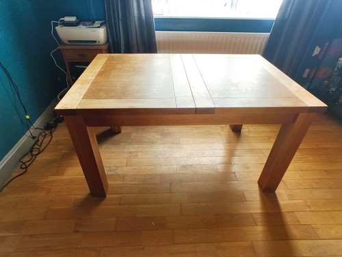 Solid oak wood - oak, extendable