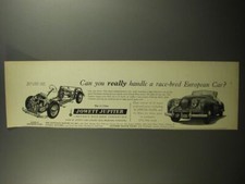 1952 Jowett Jupiter Car Ad -