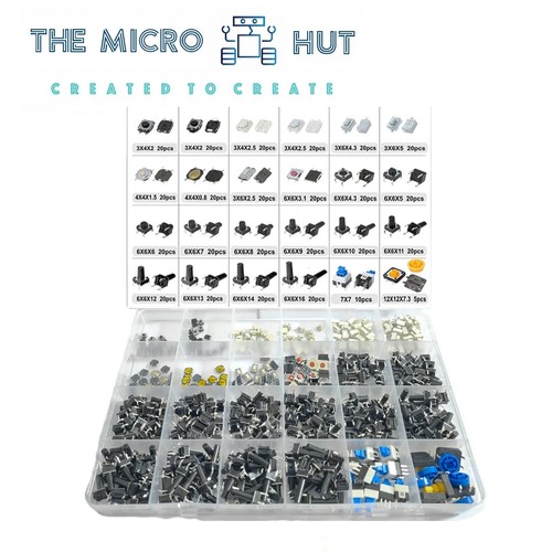 460pcs types push button - push,