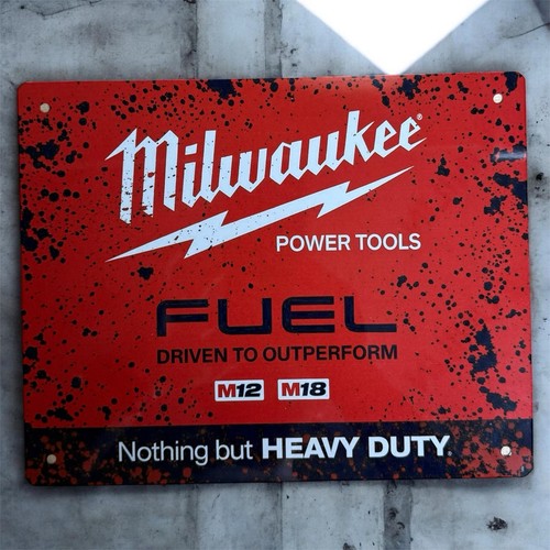 Milwaukee tools metal - tools, sign