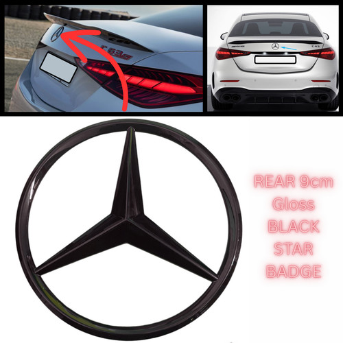 Rear mercedes benz badge - rear,