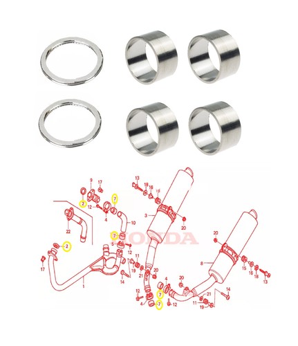 Honda vtr 1000 sp1 sp2 - vtr, exhaust