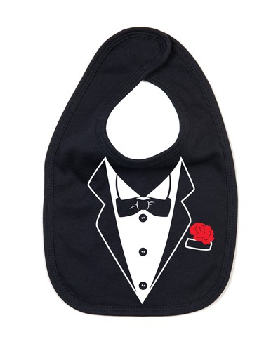 Funny baby bib tuxedo - baby, tux
