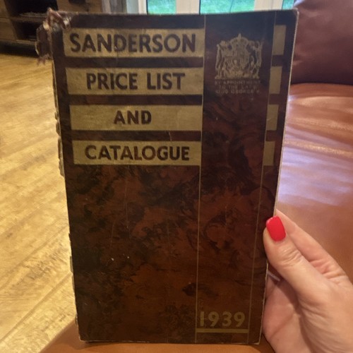 Sanderson price list and - price,