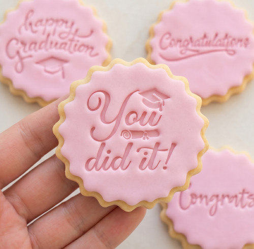 Graduation cookie stamp 2026 - graduation,